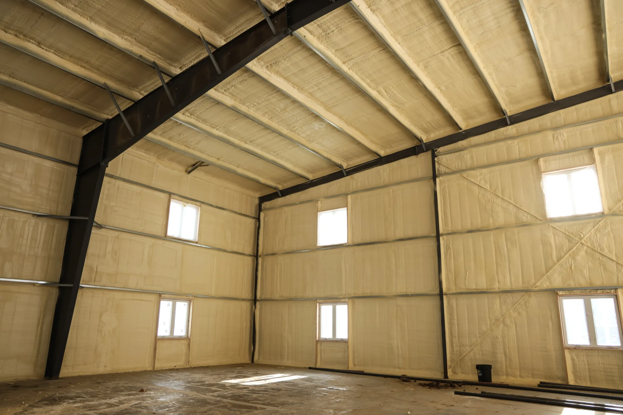 Attic insulation project